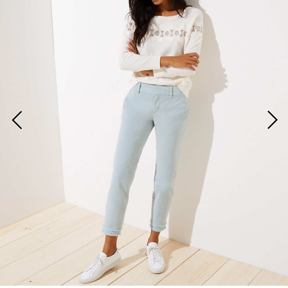 NWT LOFT girlfriend chinos